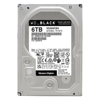 HDD Western Digital WD Black 3.5 6TB 7200rpm 256MB SATA3 WD6003FZBX, Refurbished [1]