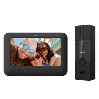 Kit videointerfon analogic Hikvision HiLook VI-K12P, 4 fire, ecran 7" TFT, Camera 2MP FULL HD, plug and play [1]