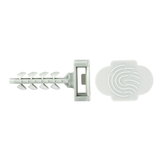 Diblu fixare colier  6x30, cap mare gri in cutie plastic InsertFIX (125 buc.) CELO 96EXPIFB