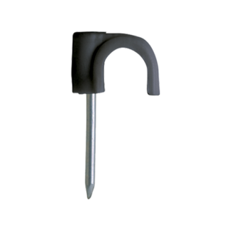 Clema cu cui pentru fixare cablu RN-6, negru (500 buc.) - CELO 46PLG
