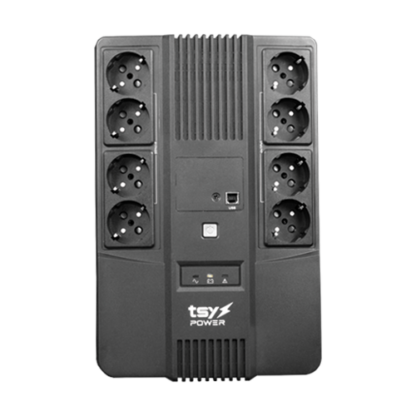 UPS TSY Power, 1000VA/600W, LED, line interactive, 8 x Schuko TSY-D-1K0-LED [1]