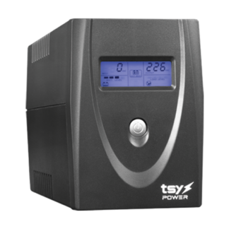 UPS TSY Power, 600VA/360W, LCD,  line interactive, 2 x Schuko TSY-MP-0K6-LCD [1]