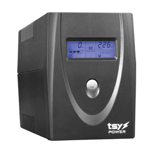 UPS TSY Power, 600VA/360W, LCD, line interactive, 2 x Schuko TSY-MP-0K6-LCD