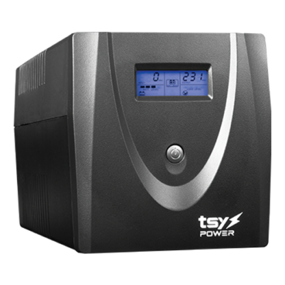 UPS TSY Power, 1200VA/720W, LCD, line interactive, 4 x Schuko TSY-MP-1K2-LCD [1]