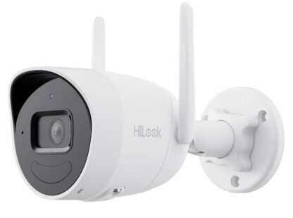 Camera IP Wi-Fi HiLook, 2 MP, IR 30m, EXIR 2.0, microfon si difuzor, slot card MicroSD, IP66 - IPC-B120HA-D/W(W) [1]