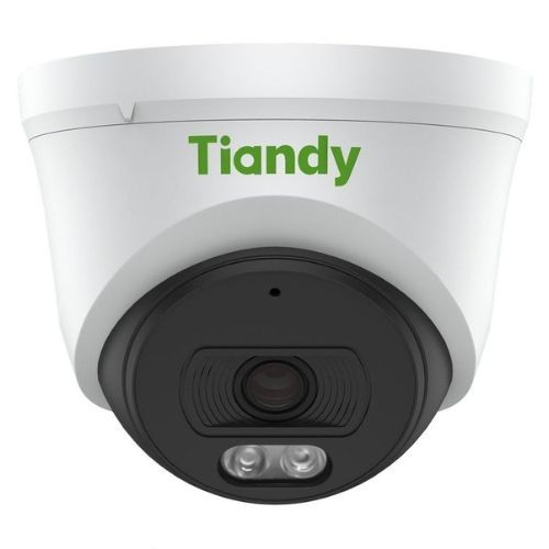 Camera IP turret Color Maker Tiandy, 5MP 2K+, IR/LED alb 30m/15m, Microfon, PoE, IP66 - TC-C35XS-I3WEYSV5.0