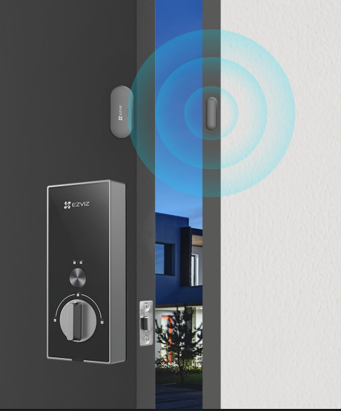 Yala inteligenta, Wi-Fi, multiple metode de deblocare si verificare status inchidere - EZVIZ CS-DL04(WP,M) [1]