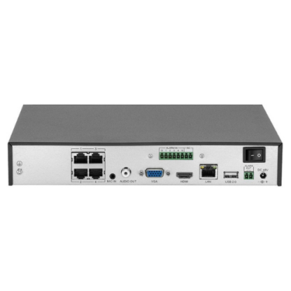 NVR 5 canale seria Lite Tiandy, 4x PoE, 8MP, Functii AI, 1 slot SATA - TC-R3105-IBP4KV3.1 [1]