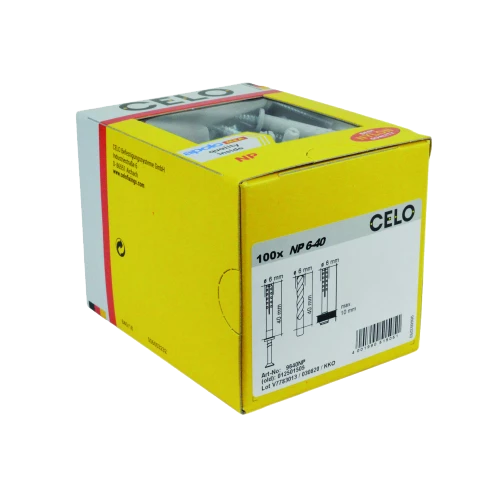 Diblu rapid cu surub 6x60 NP (50 buc.) - CELO 9660NP - 2 | YEO