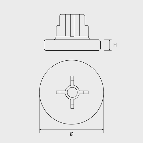 Saiba plastic 16 mm pentru pistol Force ONE (100 buc.) - CELO 16AP - 1 | YEO