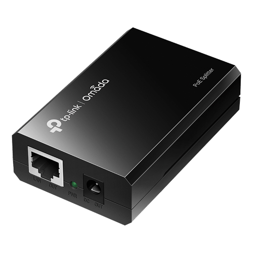 Splitter PoE,  2 x RJ45 Gigabit, 1 x DC Out, max. 12W - TP-Link Omada POE10R
