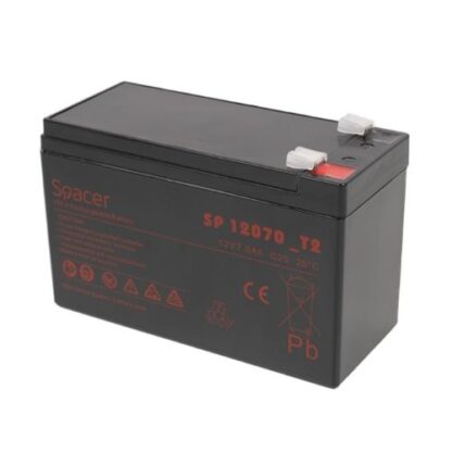 Aumulator UPS Spacer, 7Ah, 12V - SP-BAT-12V7AH [1]