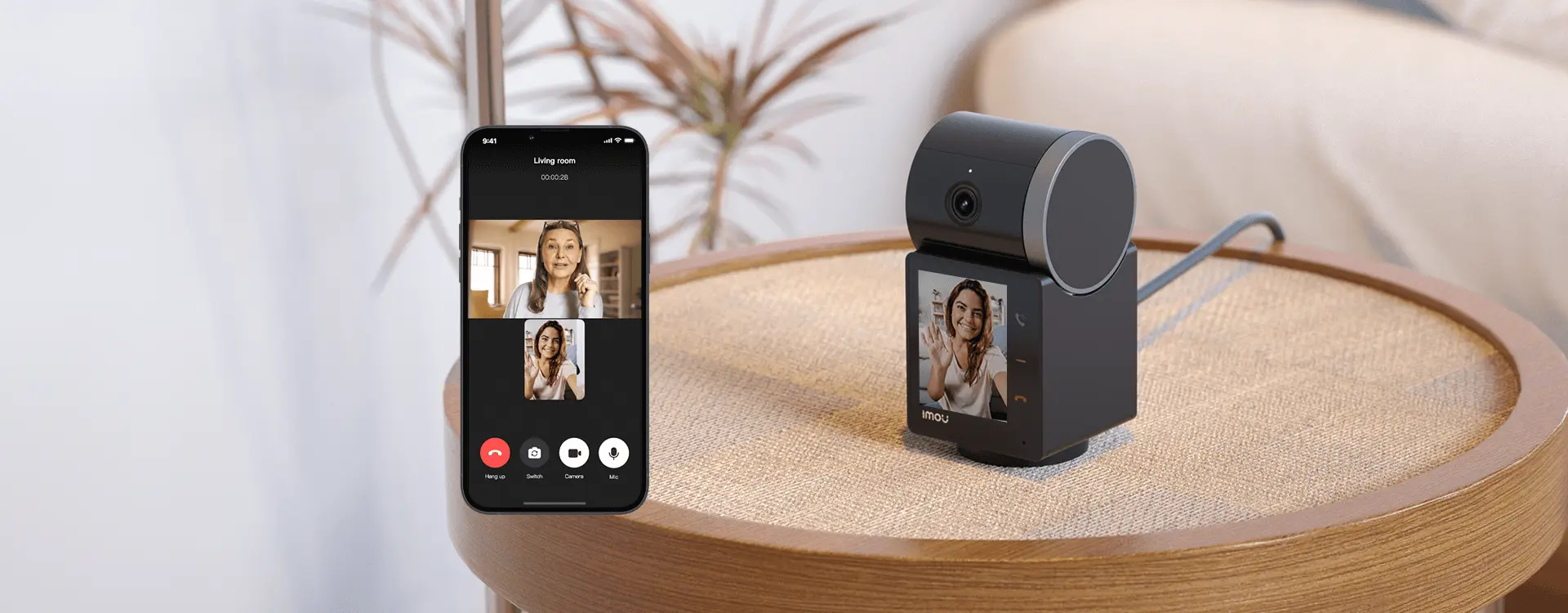 Camera IP PT Rex VT Imou, 5MP, Wi-Fi, IR 20m, functie apel video, Audio bidirectional, Alarma, slot microSD - IPC-S2VBP-5M0WR [1]