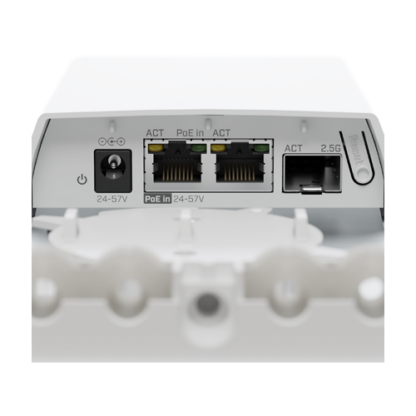 MediaConverter Fibra - Cupru, 2 porturi Gigabit, PoE-IN, SFP 2.5G, IP55 - MikroTik FTC21 [1]