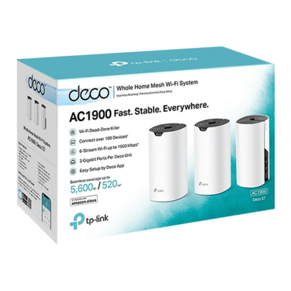 Sistem Mesh Wi-Fi TP-Link Deco S7(pachet de 3), AC1900, Dual-Band, 3x3 MU-MIMO DecoS7(3-pack) [1]