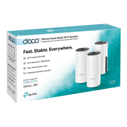 Sistem Mesh Wireless TP-LINK Deco M4(pachet de 3) AC1200 Gigabit DecoM4(3-Pack) [1]