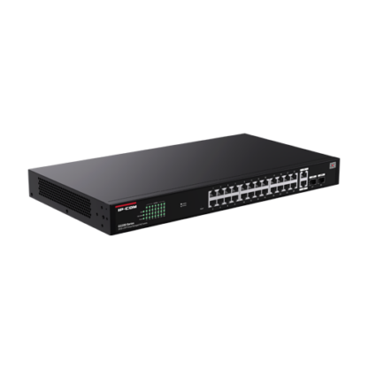 Switch 24 porturi PoE RJ45 Gigabit, 2 x RJ45 Gigabit, 2 x SFP Gigabit, Management, 1U - IP-COM G2228P-24-410W [1]