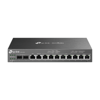 Router 3-in-1 VPN, Switch PoE, Controller, 2 x SFP 1G, 10 x RJ45 1G, Multi-WAN - TP-Link Omada ER7212PC [1]
