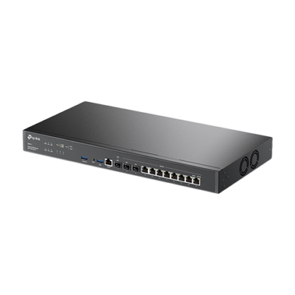 Router VPN, 2 x SFP+ 10G, 1 x SFP Gigabit, 8 x RJ45 Gigabit, 2 x USB, 1U - TP-Link Omada ER8411 [1]