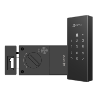 Yala inteligenta ,Wi-Fi, sonerie incorporata, verificare status inchidere, alarma anti-furt - EZVIZ CS-DL03 (WP)-Black [1]