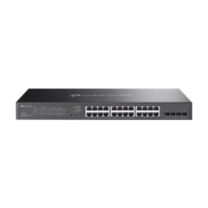 Switch 16 porturi PoE RJ45 1G, 4 x SFP 1G, 8 x RJ45 1G, L2 Management, 1U - TP-Link Omada SG2428LP [1]
