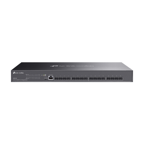 Switch 16 porturi SFP+ 10G, L2 Management, 1U - TP-Link Omada SX3016F - imagine 2