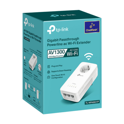 Powerline AV1300, Wi-Fi 5, AC1200 Dual-Band, 3 x RJ45 Gigabit - TP-Link TL-WPA8631P [1]