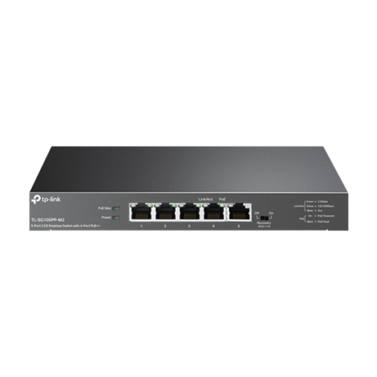 Switch 4 porturi PoE RJ45 2.5G, 1 port RJ45 2.5G, Unmanaged - TP-Link TL-SG105PP-M2 [1]
