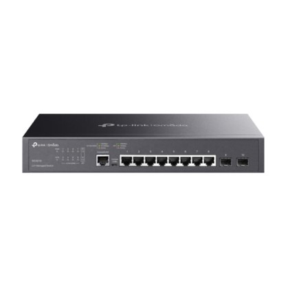 Switch 8 porturi RJ45 Gigabit, 2 x SFP Gigabit, L2+ Management, 1U - TP-Link Omada SG3210 [1]