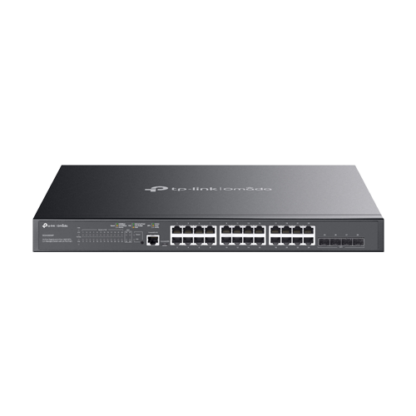 Switch 24 x RJ45 Gigabit PoE, 4 x SFP+ 10G, Buget PoE 384W, L2 Management, 1U - TP-Link Omada SG3428XMP [1]