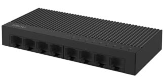 Switch IMOU Ethernet cu 8 porturi RJ45, Plug and Play, 5VDC, 1A, LED, montare pe perete, SF108C Switch IMOU Ethernet cu 8 porturi RJ45, Plug and Play, 5VDC, 1A, LED, montare pe perete, SF108C