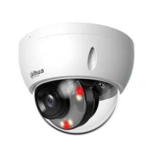 Camera IP Dahua Dome, 2MP, Lentila 2.8 mm, IR/lumina calda 30 m, Microfon, PoE, Protectie perimetrala WizSense - IPC-HDBW2249E-S-IL-0280B