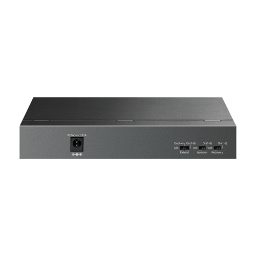 Switch LiteWave, 8 x RJ45 10/100 Mbps PoE, 1 x RJ45 10/100 Mbps, Buget PoE 63W, Unmanaged - TP-Link LS109P