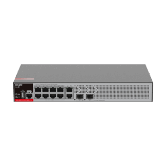 Switch 8 porturi Ruijie, RJ45 1G PoE+, 2 x SFP 2.5G, 2 x RJ45 1G, L2+ Cloud Management, RG-S2915-10GT2MS-P-L Switch 8 porturi Ruijie, RJ45 1G PoE+, 2 x SFP 2.5G, 2 x RJ45 1G, L2+ Cloud Management, RG-S2915-10GT2MS-P-L