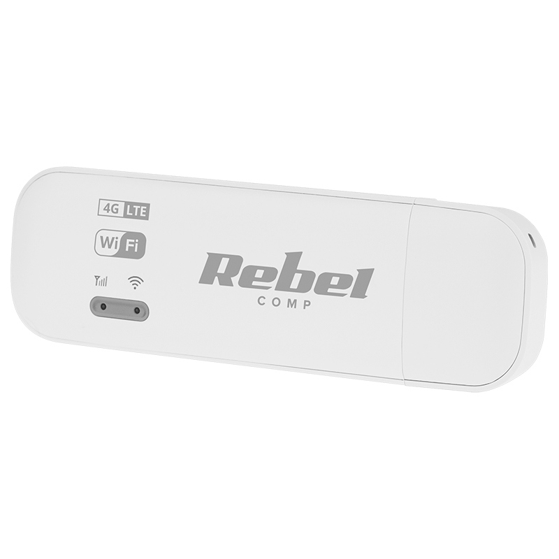 Modem 4G LTE cu Wi-Fi Rebel RB-0700  Router Mobil Compact, Alimentare USB - 2 | YEO