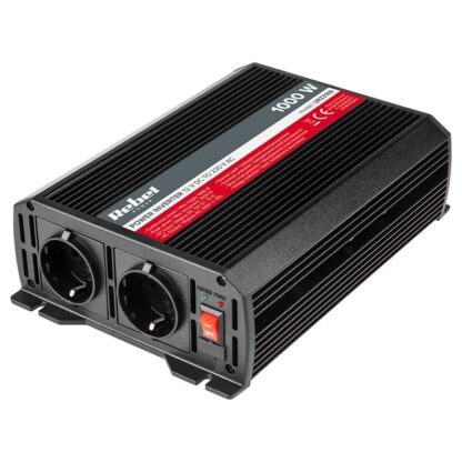 Invertor 12V DC/230V AC 1000W REBEL  2 Iesiri, Protectie Motoare, Sinus Modificat [1]