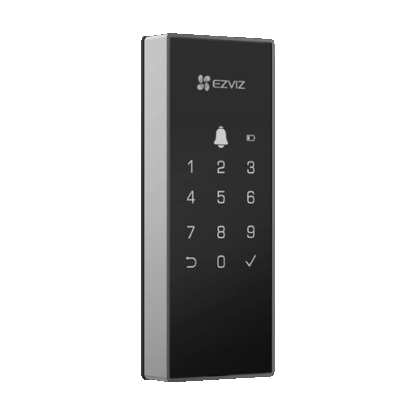 Yala inteligenta, Wi-Fi, sonerie incorporata, verificare status inchidere, alarma anti-furt, gri - EZVIZ CS-DL03(WP)-Grey [1]