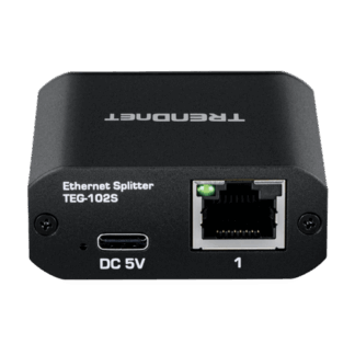 Splitter RJ45 Gigabit 1 IN, 2 OUT, USB-C - TRENDnet TEG-102S Splitter RJ45 Gigabit 1 IN, 2 OUT, USB-C - TRENDnet TEG-102S