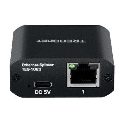 Splitter RJ45 Gigabit 1 IN, 2 OUT, USB-C - TRENDnet TEG-102S [1]