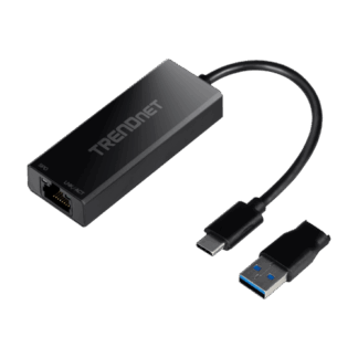 Adaptor USB-C 3.1 la RJ45 2.5G, adaptor USB-A - TRENDnet TUC-ET2G Adaptor USB-C 3.1 la RJ45 2.5G, adaptor USB-A - TRENDnet TUC-ET2G