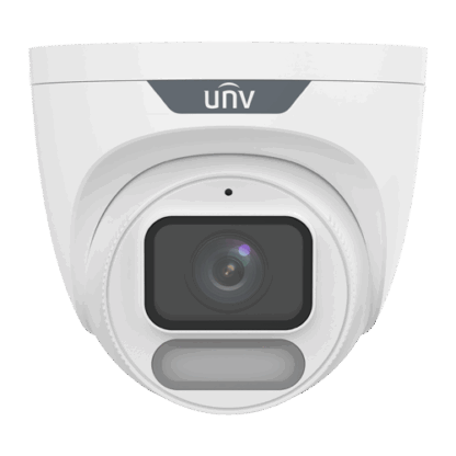 Camera IP Wise-ISP, ColorHunter, 8MP, lentila 4.0mm, WL 30M, Mic, PoE, color 24/7 - UNV IPC3628LE-ADF40K-WP [1]