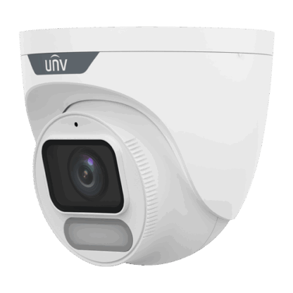 Camera IP Wise-ISP, ColorHunter, 8MP, lentila 4.0mm, WL 30M, Mic, PoE, color 24/7 - UNV IPC3628LE-ADF40K-WP [1]