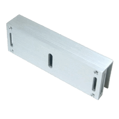 Suport U, instalare placa armatura H-01CC pe usa de sticla - ASSA ABLOY U1855 [1]