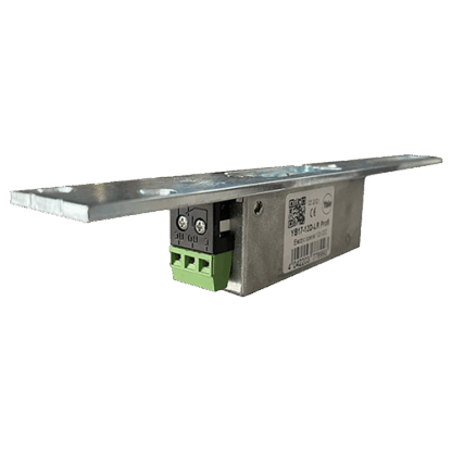 Electromagnet fail locked, 12Vcc, consum redus, 230mA, contact monitorizare cu placa suport lunga - ASSA ABLOY YB17-12D-LR [1]