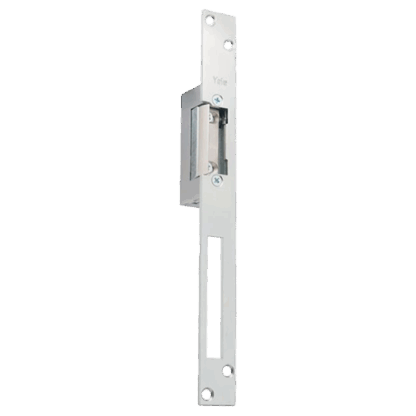 Electromagnet fail locked, 12Vcc, consum redus, 230mA parghie deblocare, cu placa suport lunga - ASSA ABLOY YB17-12D-LM [1]
