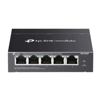 Switch 4 x RJ45 Gigabit PoE, 1 x RJ45 1G, Buget PoE 65W, Unanaged - TP-Link Omada DS105GP