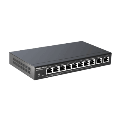 Router 8 x RJ45 1G PoE, 2 x RJ45 1G, Buget PoE 110W, Multi-WAN, Cloud Management - Ruijie RG-EG310GH-P-E [1]