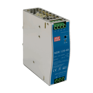 Sursa de alimentare in comutatie, 48V / 2.5A, sina DIN - MEAN WELL NDR-120-48 [1]