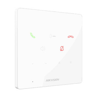 Post interior interfon TCP/IP, 9 butoane, PoE, Alarma IN, ALB - HIKVISION DS-KH6000-E1-White Post interior interfon TCP/IP, 9 butoane, PoE, Alarma IN, ALB - HIKVISION DS-KH6000-E1-White