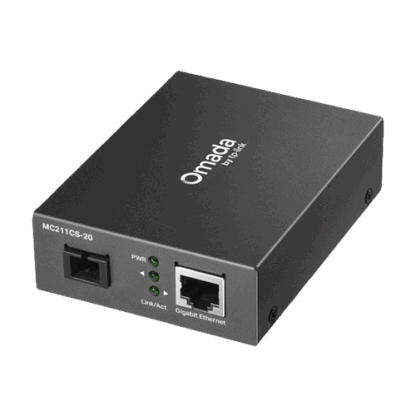 Media Convertor WDM Gigabit RJ45 - Single-mode SC Bi-directional, 20 km - TP-Link Omada MC212CS-20 [1]